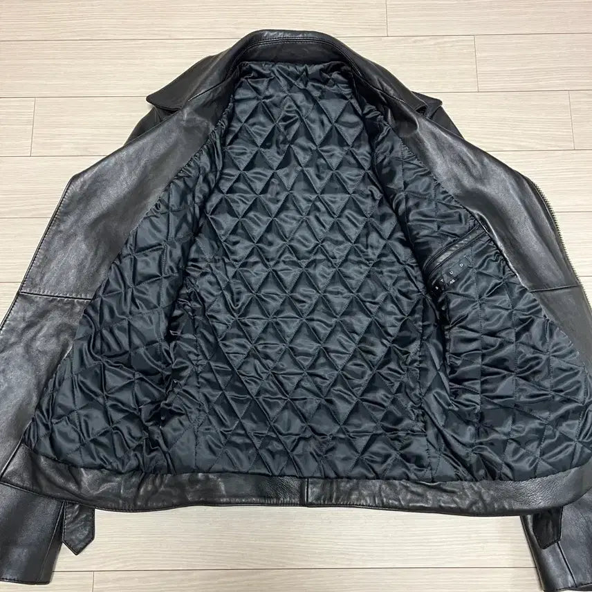 [BUNJANG] Studhomme Real Lambskin Biker Rider Jacket / 하이엔드 리얼 램스킨 바이커 라이더 자켓 / 48