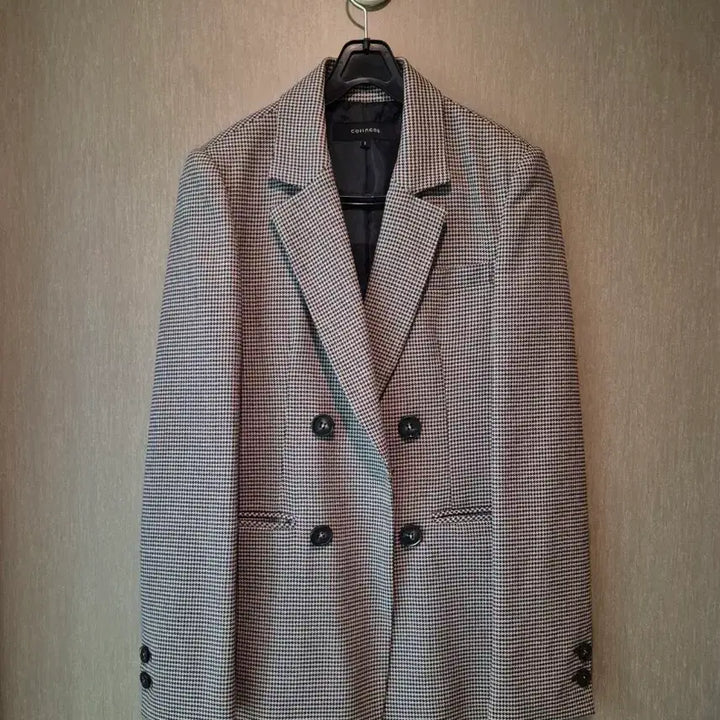 [BUNJANG] COLLINCOS Houndstooth Double Check Jacket / COLLINCOS 하운드투스 더블체크 자켓