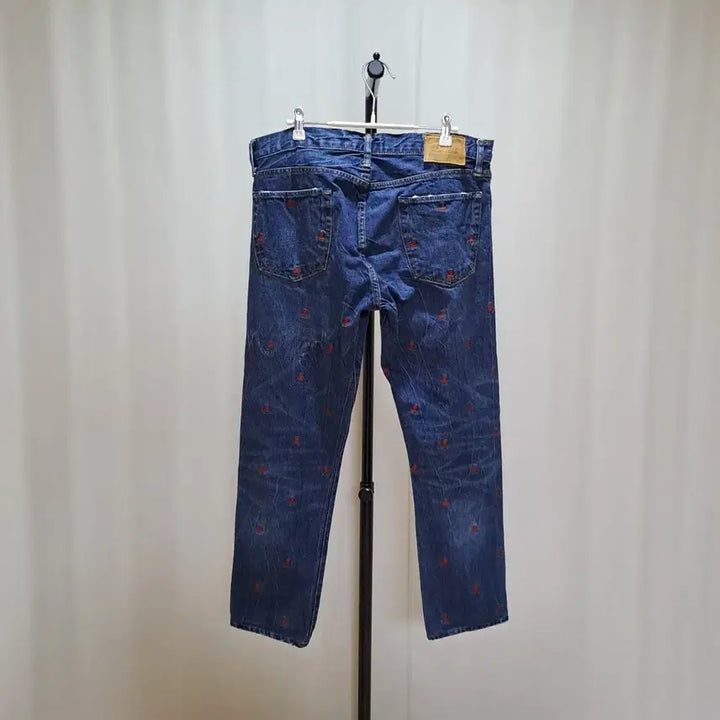 [BUNJANG] Polo Ralph Lauren Skull Embroidered Denim Pants / (무배) 폴로 랄프로렌 해골 자수 데님팬츠 33