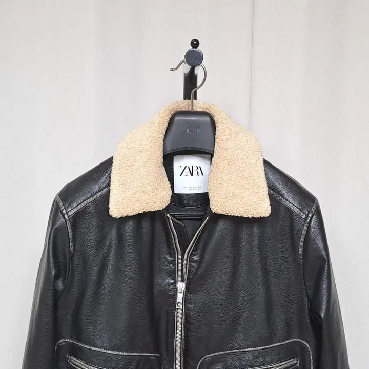 [BUNJANG] ZARA Vegan Leather Bomber Jacket / (무배)자라 비건레더 항공 자켓