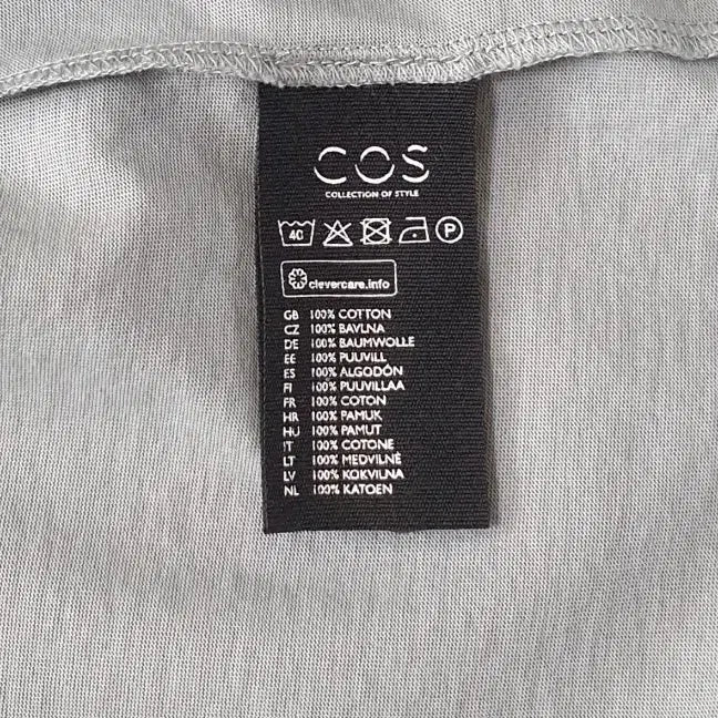 [BUNJANG] COS Gray Cotton Shirt / COS 코스 남방셔츠