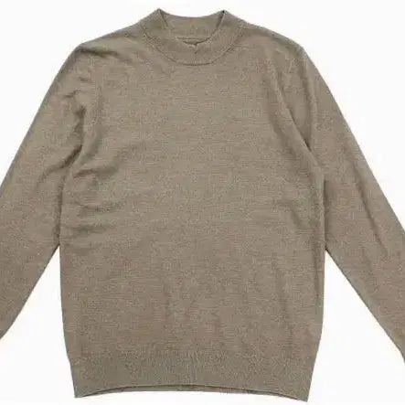 [BUNJANG] Project M Half Turtle Neck Knit Khaki / 프로젝트엠 하프 터틀넥 니트 카키 110