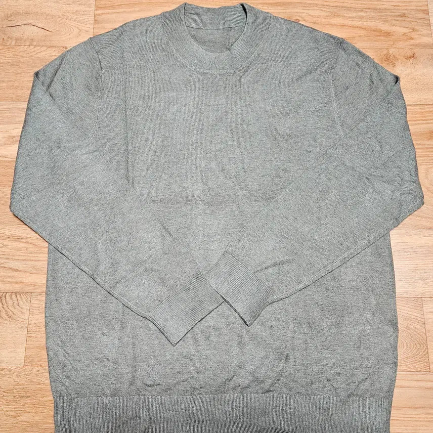 [BUNJANG] Project M Half Turtle Neck Knit Khaki / 프로젝트엠 하프 터틀넥 니트 카키 110