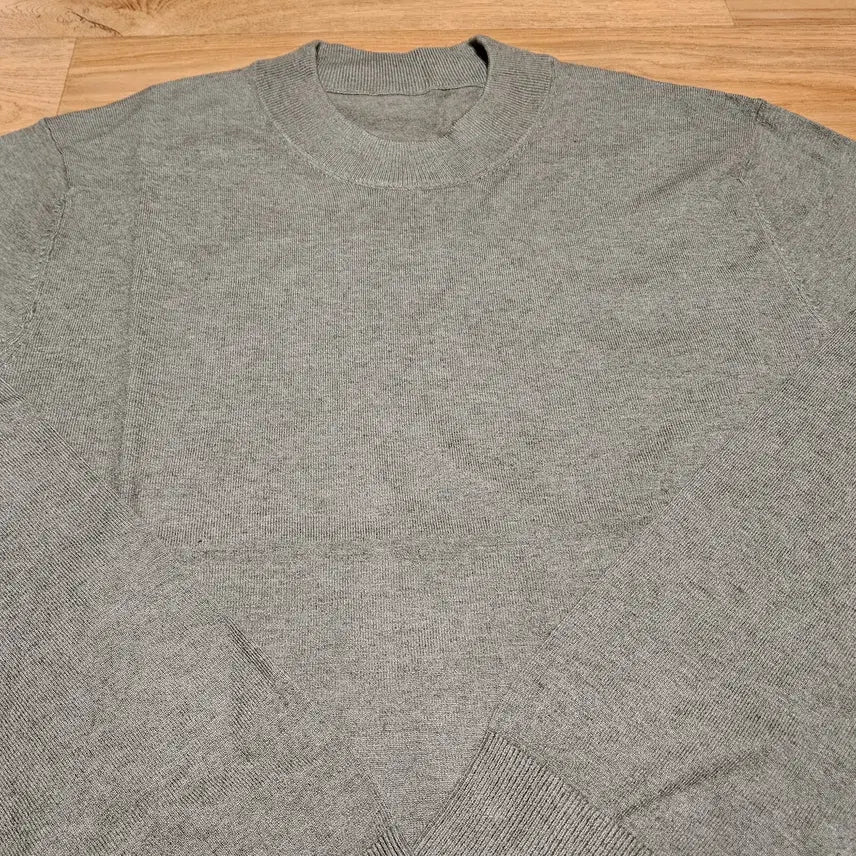 [BUNJANG] Project M Half Turtle Neck Knit Khaki / 프로젝트엠 하프 터틀넥 니트 카키 110