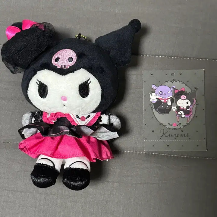 [BUNJANG] Sanrio Kuromi Mascot Plush Doll / 산리오 쿠로미가 동경하는 오죠사마 쿠로미 마스코트 인형