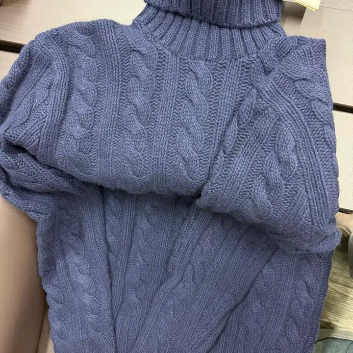 [BUNJANG] RRL Cable Knit L / RRL 더블알엘 케이블 니트 L