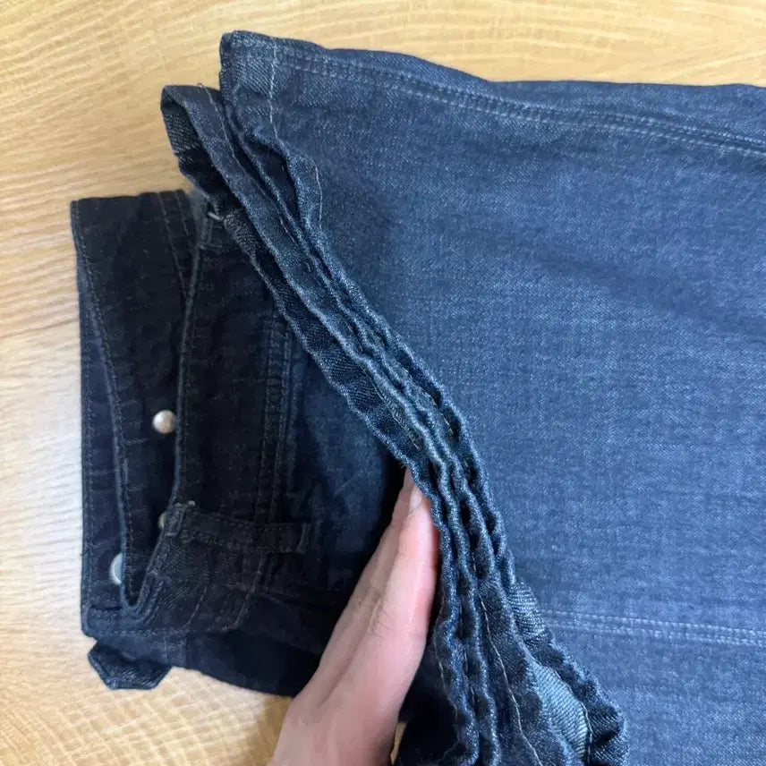 [BUNJANG] Polyteller Hammer Denim Pants Deep Indigo / [2]폴리테루 해머 데님팬츠 1.2v 자수버전 딥인디고 판매합니다