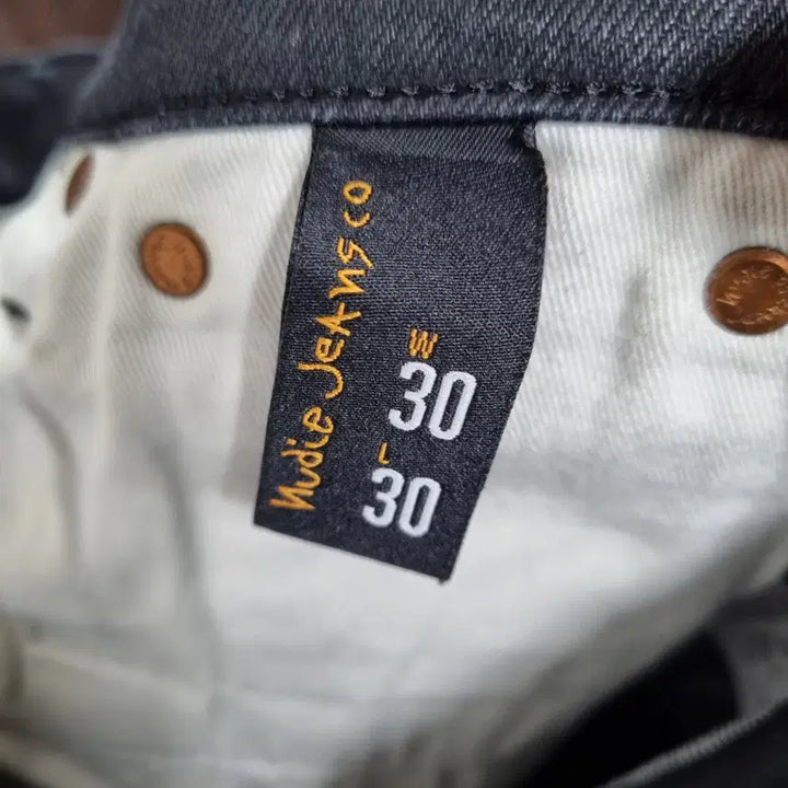 [BUNJANG] Nudie Jeans 0202 Black Jeans (Men's 30 inch) / 누디진 블랙진 남30인치ㅡ0202