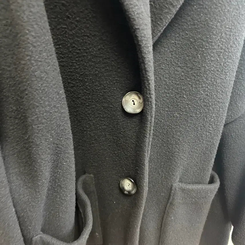 [BUNJANG] LIVIANA CONTI Black Wool Cashmere Coat M / LIVIANA CONTI 블랙 울캐시미어 코트 M