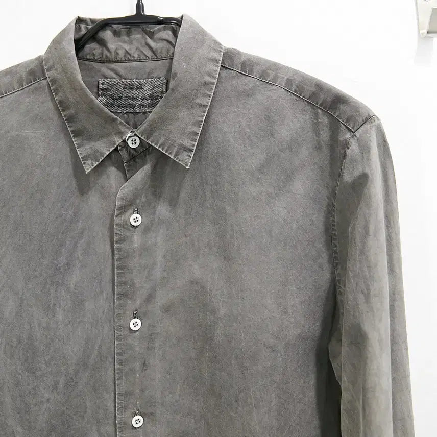 [BUNJANG] Kaval Sumi Ink Dyed Shirt / 카발 수미 염색 셔츠
