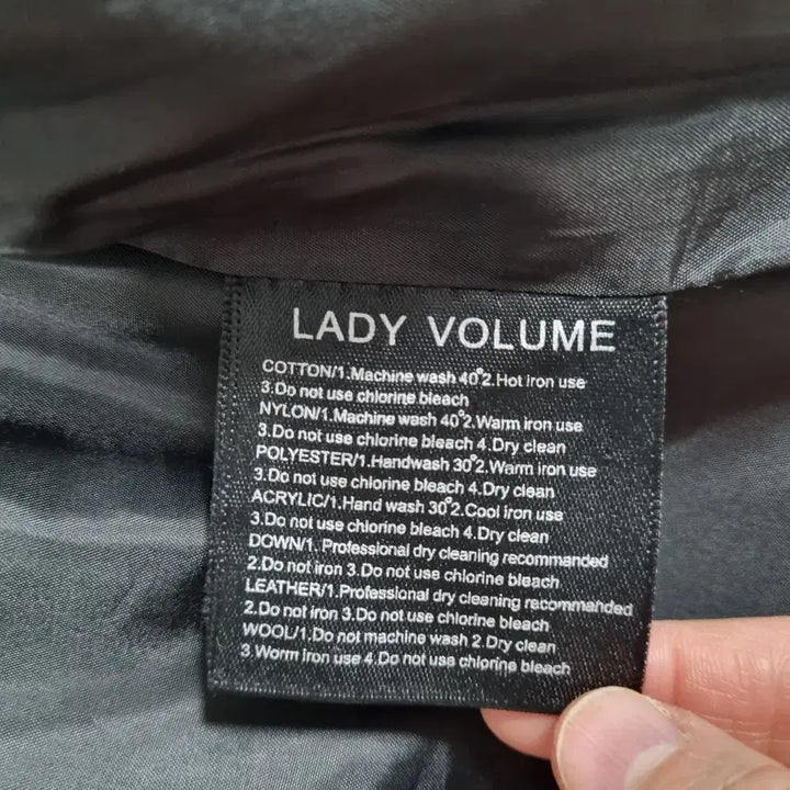 [BUNJANG] Lady Volume Faux Leather Jacket / 레이디 볼륨 페이크레더 여66ㅡ0202