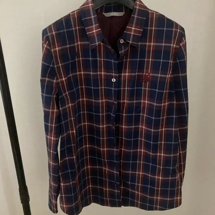 [BUNJANG] BCBG Women's Checkered Shirt / 55 BCBG 비씨비지 여성 체크 셔츠 남방