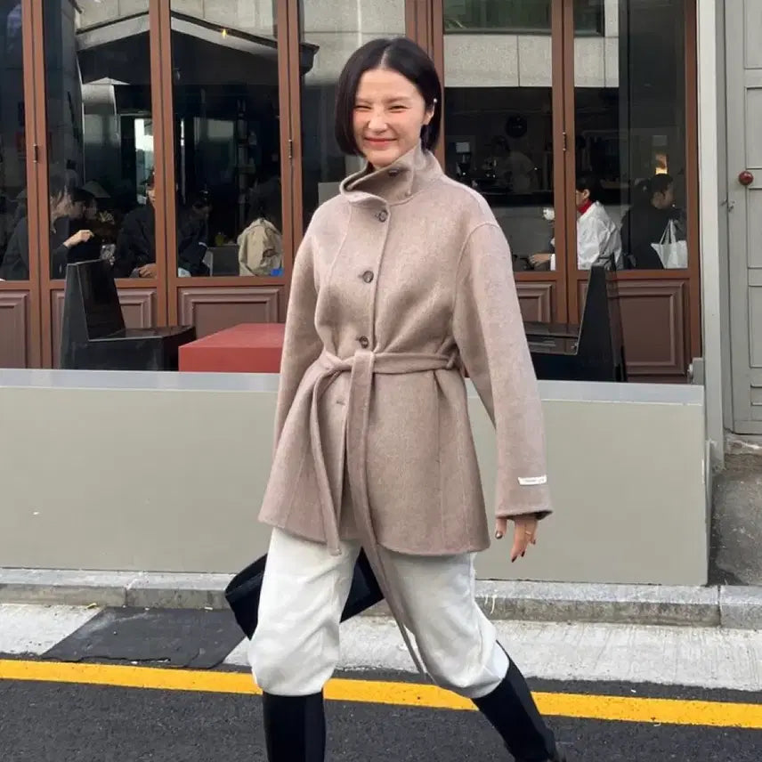 [BUNJANG] Twice Handmade Coat (Camel) / 트위 핸드메이드코트(카멜)새상품