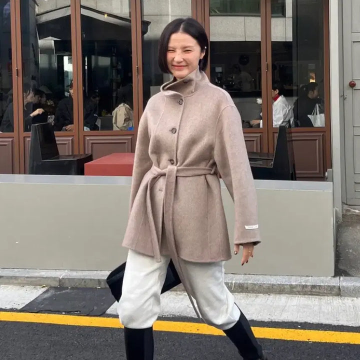 [BUNJANG] Twice Handmade Coat (Camel) / 트위 핸드메이드코트(카멜)새상품