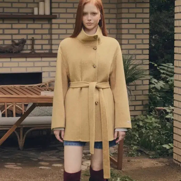 [BUNJANG] Twice Handmade Coat (Camel) / 트위 핸드메이드코트(카멜)새상품