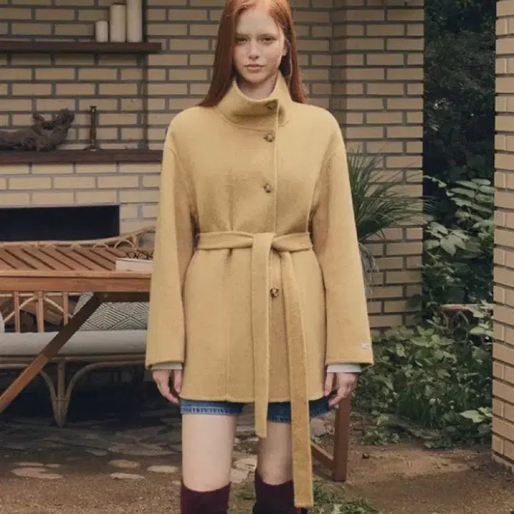 [BUNJANG] Twice Handmade Coat (Camel) / 트위 핸드메이드코트(카멜)새상품