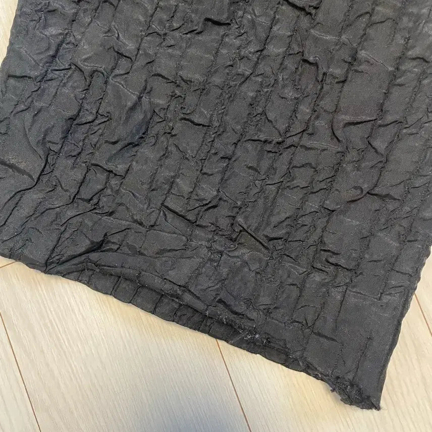 [BUNJANG] Hatchingroom Triangle Trousers Crease Black [3] / [최종인하] 해칭룸 트라이앵글 트라우저 크리즈 블랙 [3]