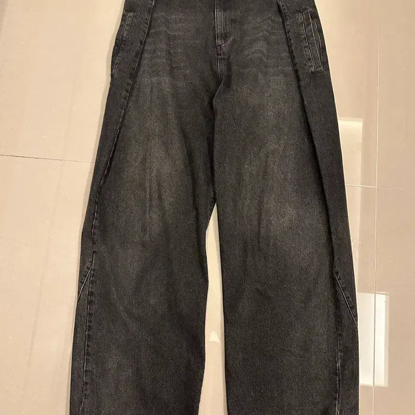 [BUNJANG] Wide Folding Denim / 와이드 폴딩데님