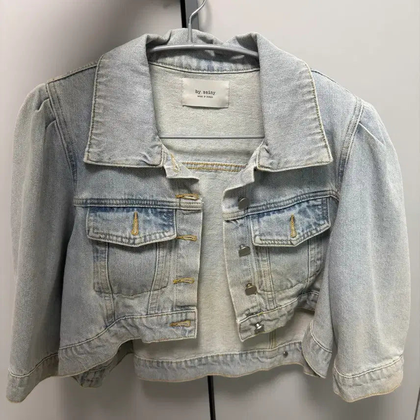 [BUNJANG] B.CINI Light Wash Denim Jacket / 바이씨니 청자켓 연청