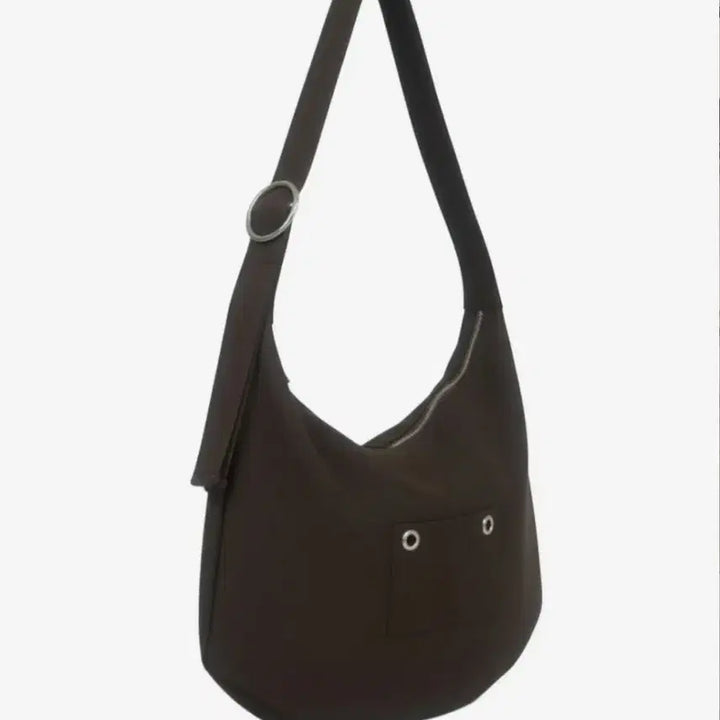 [BUNJANG] leterie Suede Ring Bag Brown / 레터리(leterie) 스웨이드 링 백 브라운