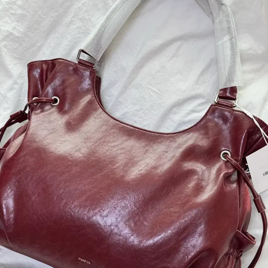[BUNJANG] Stand Oil Bridge Bag Red Wine Shoulder Bag / [새 상품] 스탠드오일 브리지백 레드와인 가방 숄더백 크로스백 보부상백