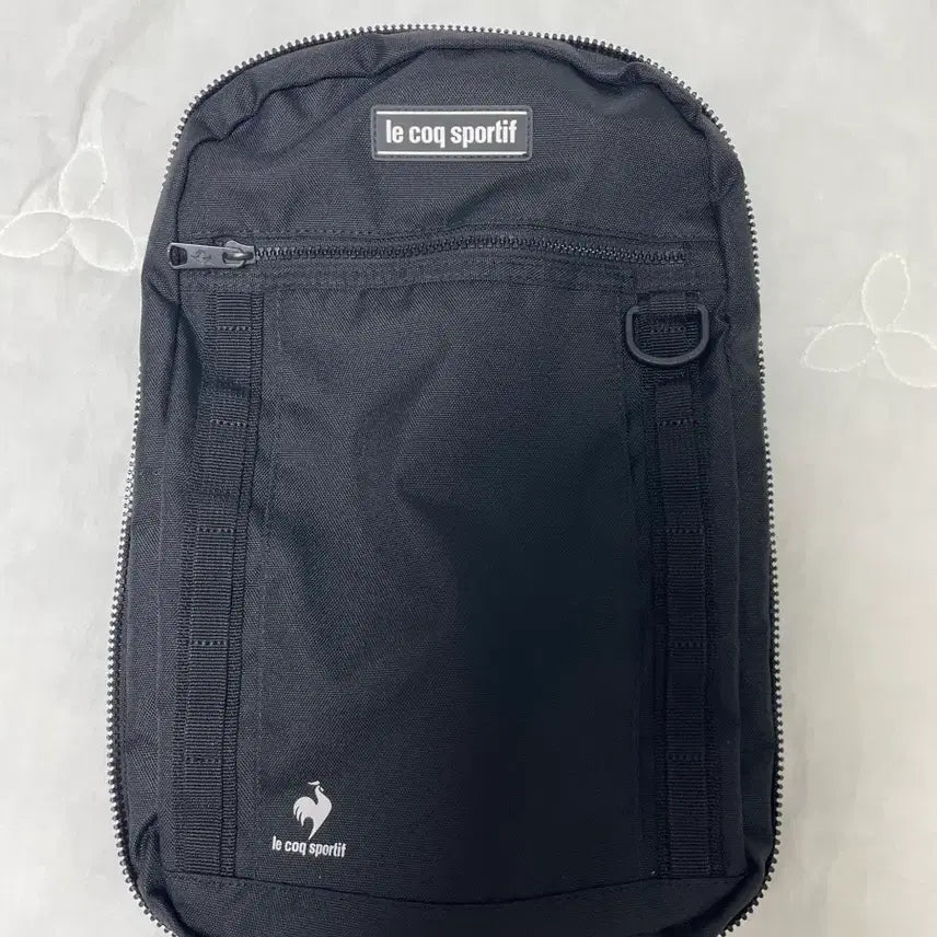 [BUNJANG] Le Coq Sportif Black Convertible Backpack / 르꼬끄 블랙 백팩