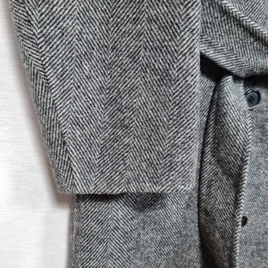 [BUNJANG] Handmade Wool Coat / 어몽 핸드메이드 모직 코트 여66ㅡ0202