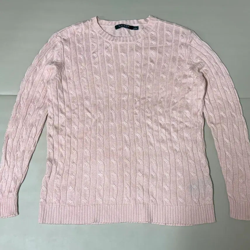 [BUNJANG] Lauren Ralph Lauren Cable Knit Sweater S / 로렌랄프로렌 꽈배기 니트 S