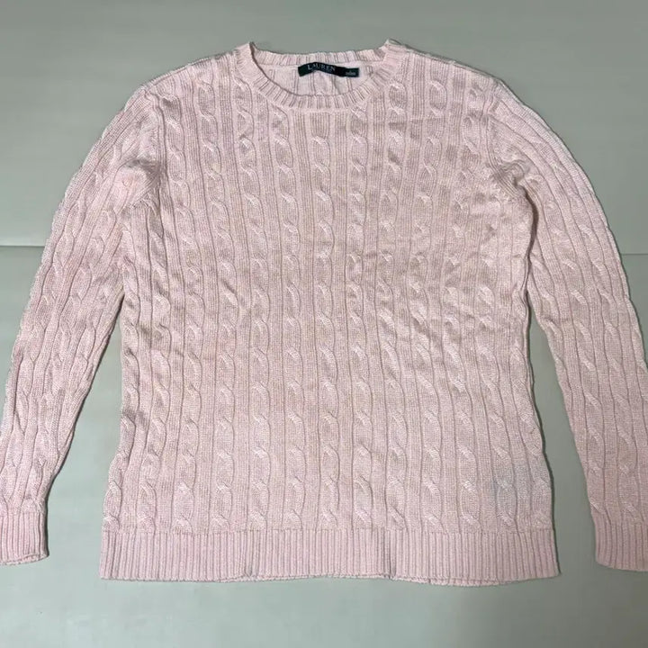 [BUNJANG] Lauren Ralph Lauren Cable Knit Sweater S / 로렌랄프로렌 꽈배기 니트 S