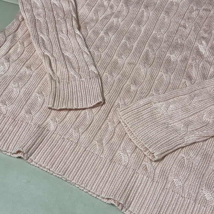 [BUNJANG] Lauren Ralph Lauren Cable Knit Sweater S / 로렌랄프로렌 꽈배기 니트 S