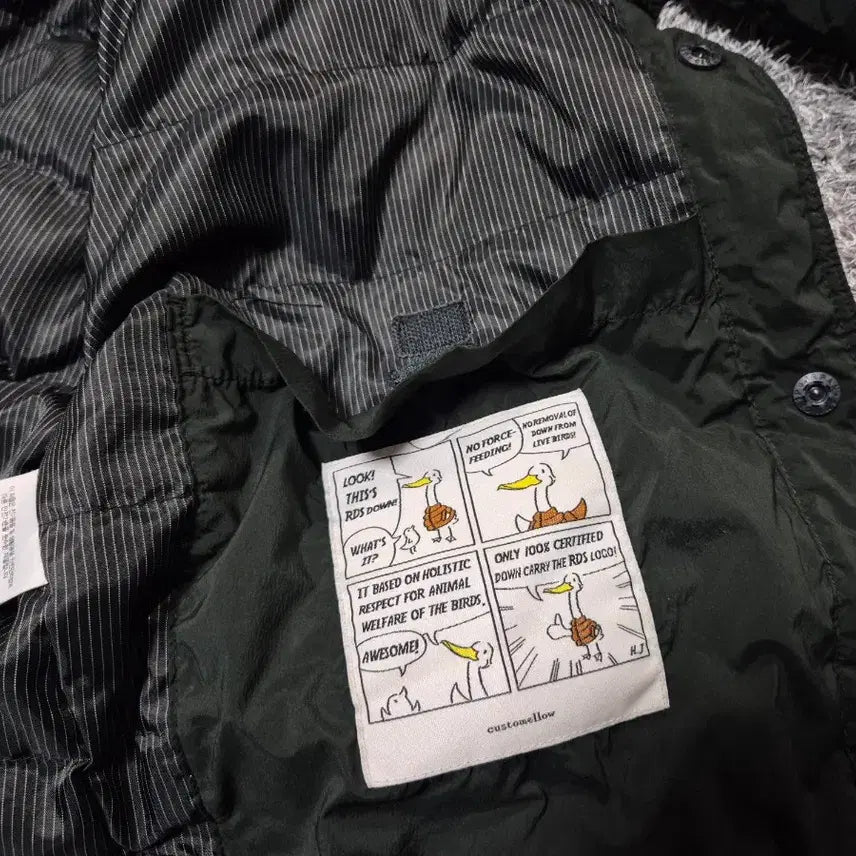 [BUNJANG] Customellow Men's Lightweight Goose Down Shirt Jacket 105 / 커스텀멜로우 남성 경량 구스다운 셔켓 105