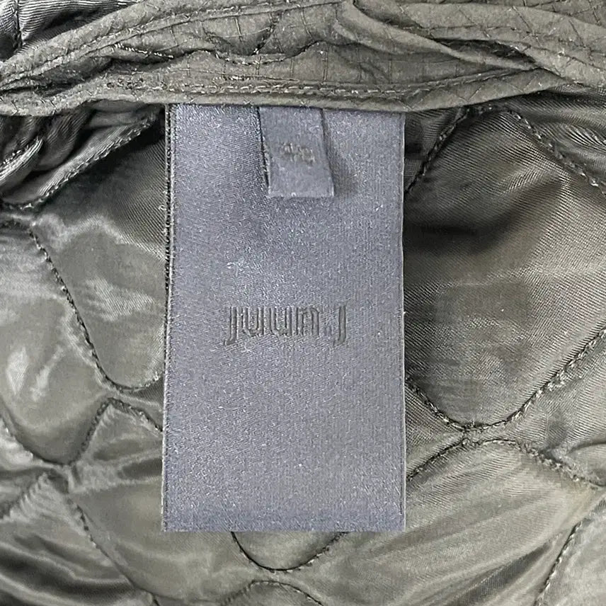 [BUNJANG] Juun.J Quilted Shirt Jacket Black 48 / 준지 퀼팅 셔츠 자켓 블랙 48사이즈