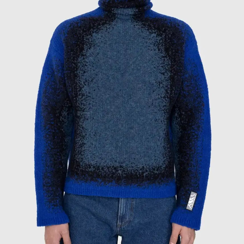 [BUNJANG] Y/Project Gradient Heavy Knit Turtleneck Sweater / 와이프로젝트 그라데이션 헤비 니트 터틀넥 목티 남성 여성