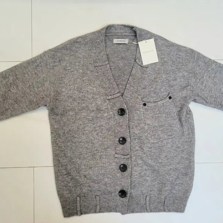 [BUNJANG] Roompacker Gray Cardigan F New / 룸패커 그레이 가디건 F 새상품