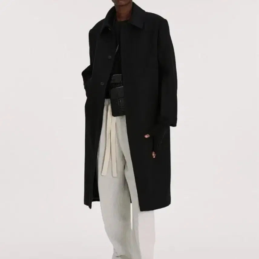 [BUNJANG] RECTO Highland Coat Black L / 렉토 하이랜드 코트 블랙 L