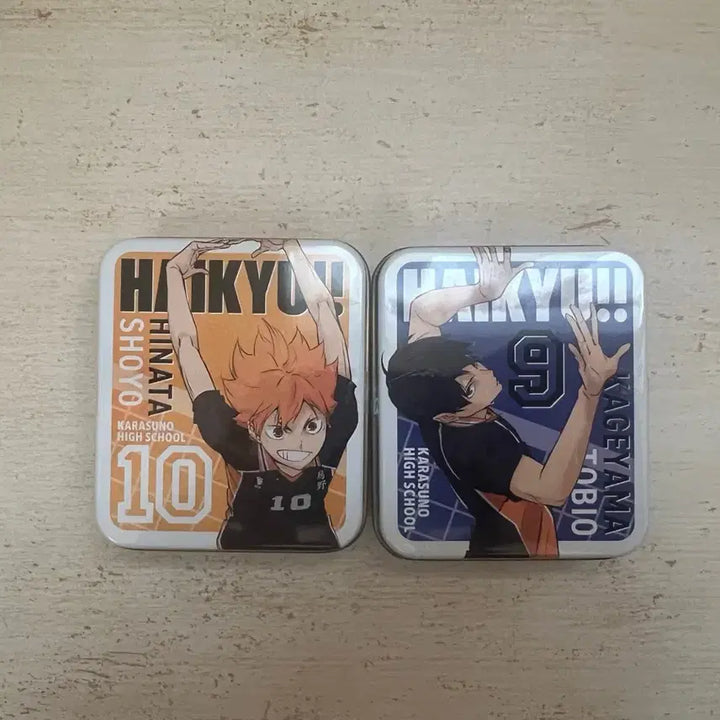 [BUNJANG] Haikyu Hinata/Kageyama Tin Case Set / 하이큐 히나타/카게야마 틴케이스 세트