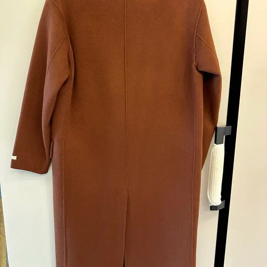[BUNJANG] Brown Handmade Long Coat / 브라운 핸드메이드 롱코트