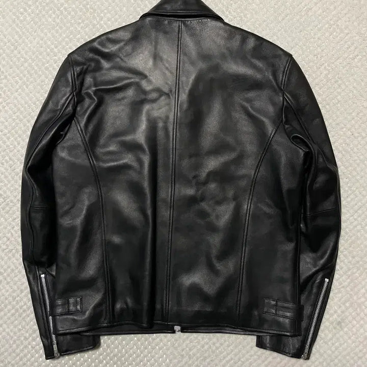 [BUNJANG] DOFFJASON 2WAY Lambskin Leather Jacket / [L] DOFFJASON 도프제이슨 2WAY 램스킨 양가죽 싱글 레더
