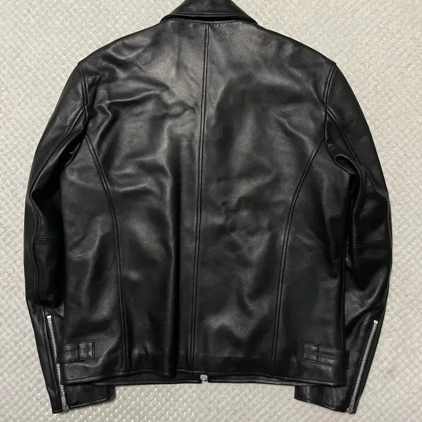 [BUNJANG] DOFFJASON 2WAY Lambskin Leather Jacket / [L] DOFFJASON 도프제이슨 2WAY 램스킨 양가죽 싱글 레더
