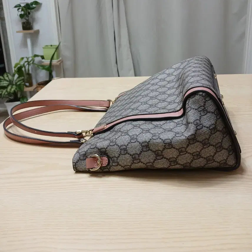 [BUNJANG] SIC GD Pattern Pink Tote Bag / SIC GD패턴 핑크 토트백