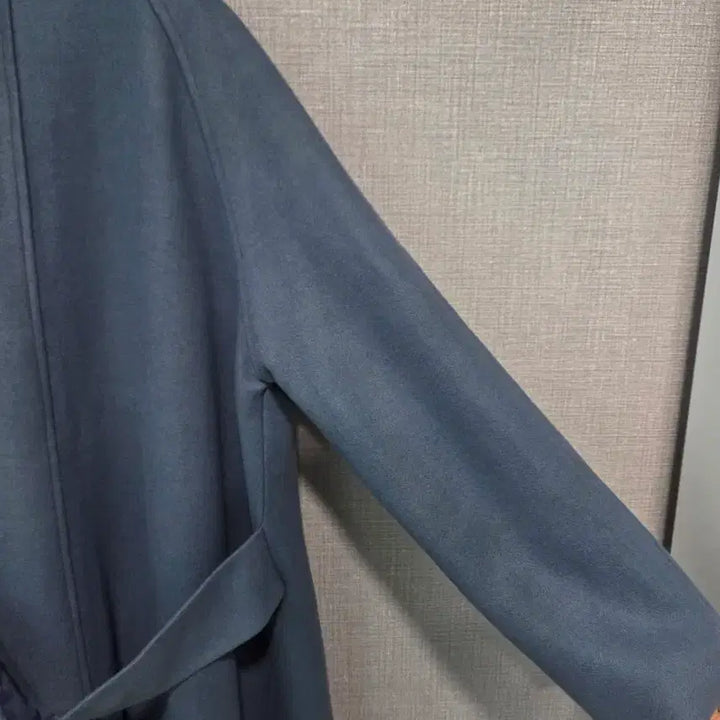 [BUNJANG] ECOLE DE PARIS Wool Blend Handmade Flare Long Coat / ECOLE DE PARIS 모함유 핸드메이드 플레어롱코트