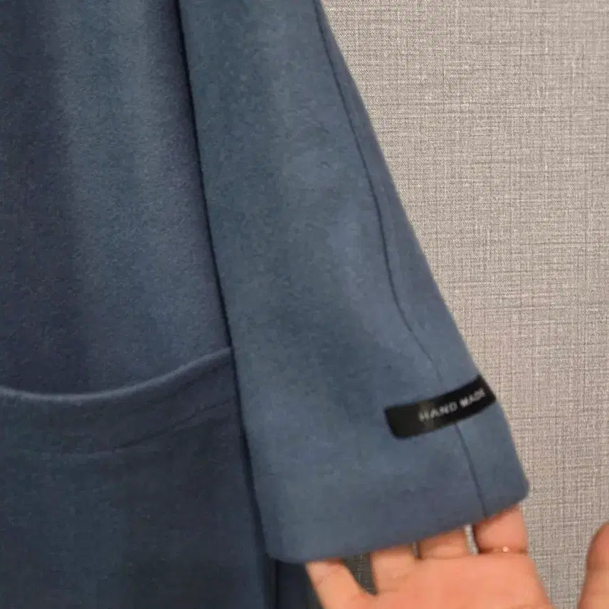 [BUNJANG] ECOLE DE PARIS Wool Blend Handmade Flare Long Coat / ECOLE DE PARIS 모함유 핸드메이드 플레어롱코트