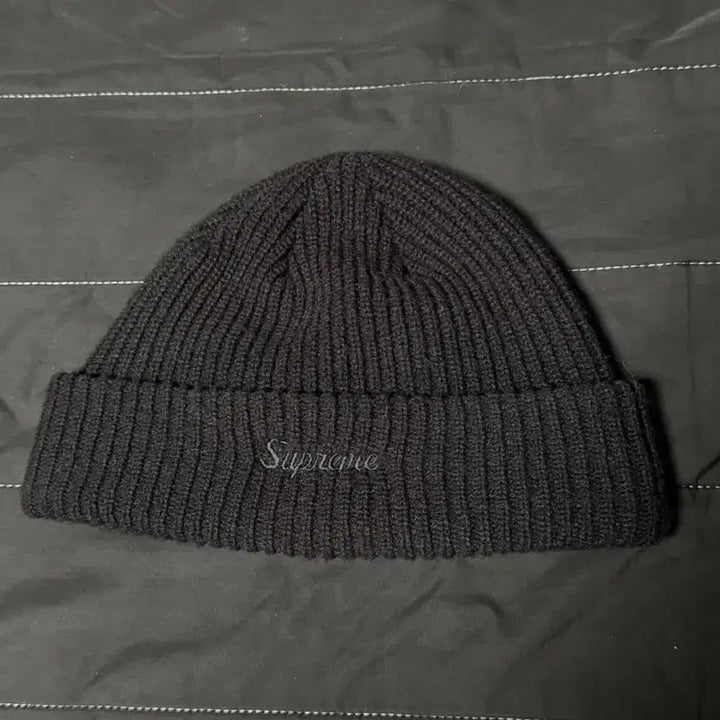 [BUNJANG] Supreme Logo Beanie Black / 슈프림 로고 비니 블랙 (OS)