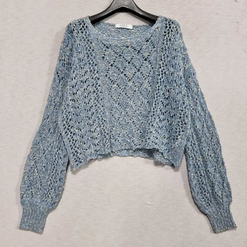 [BUNJANG] Egoist Sheer Knit Top / 에고이스트 시스루 니트 여F ㅡ0202