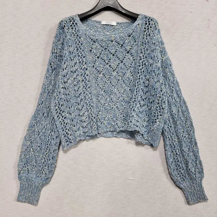[BUNJANG] Egoist Sheer Knit Top / 에고이스트 시스루 니트 여F ㅡ0202