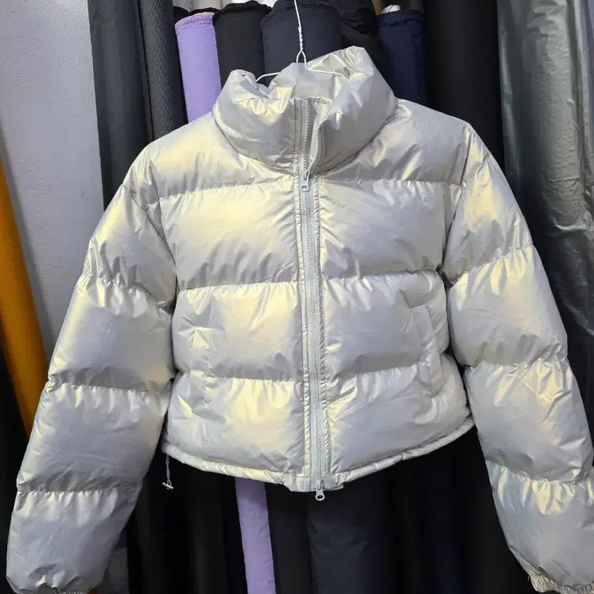 [BUNJANG] Glossy Quilted Heart Jacket / 요즘유행하는  글로시 누빔패딩 하트  자켓  새상품   도매가 32000