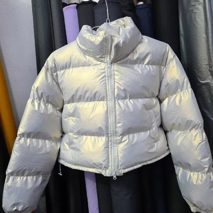 [BUNJANG] Glossy Quilted Heart Jacket / 요즘유행하는  글로시 누빔패딩 하트  자켓  새상품   도매가 32000