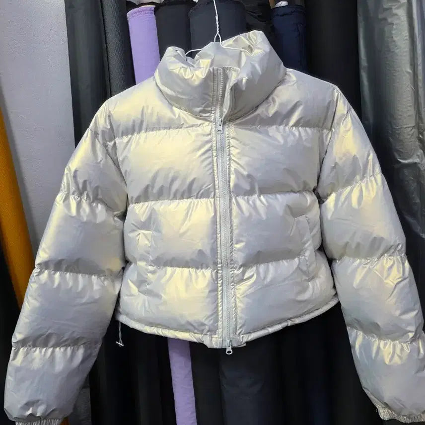 [BUNJANG] Glossy Quilted Heart Jacket / 요즘유행하는  글로시 누빔패딩 하트  자켓  새상품   도매가 32000