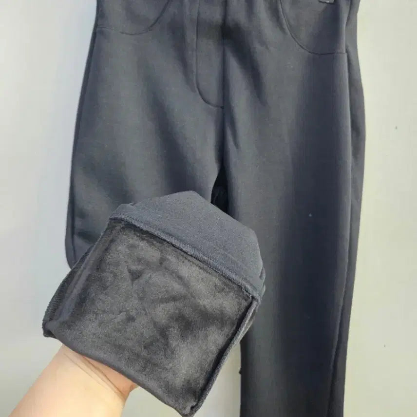 [BUNJANG] Women's Apparel: Black Pull-On Pants / 여성의류 특가~폴온 스타일 부츠컷 스트레이트 기모팬츠 바지 정장 마담의류