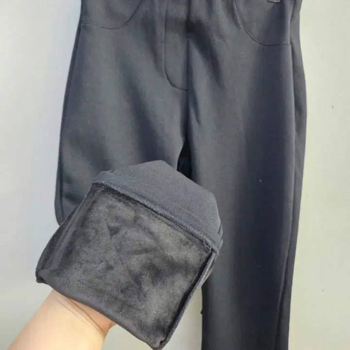 [BUNJANG] Women's Apparel: Black Pull-On Pants / 여성의류 특가~폴온 스타일 부츠컷 스트레이트 기모팬츠 바지 정장 마담의류